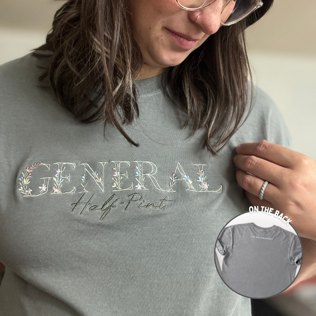 'General Half-Pint' Embroidered Design - Multiple Options (LICENSED Ravenhood® Legacy Collection)