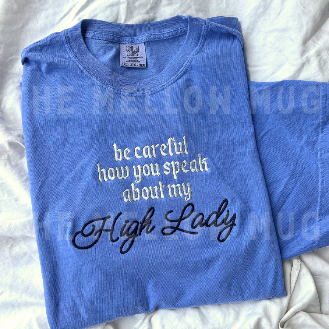 'High Lady' - Multiple Embroidered Options (Licensed ACOTAR Collection)