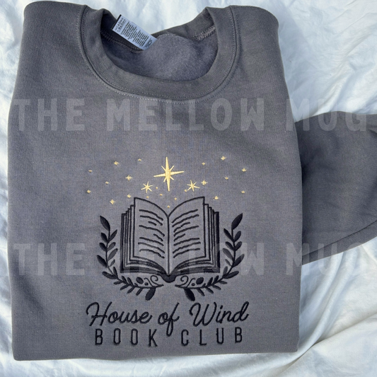 'House of Wind Book Club' - Multiple Embroidered Options (Licensed ACOTAR Collection)