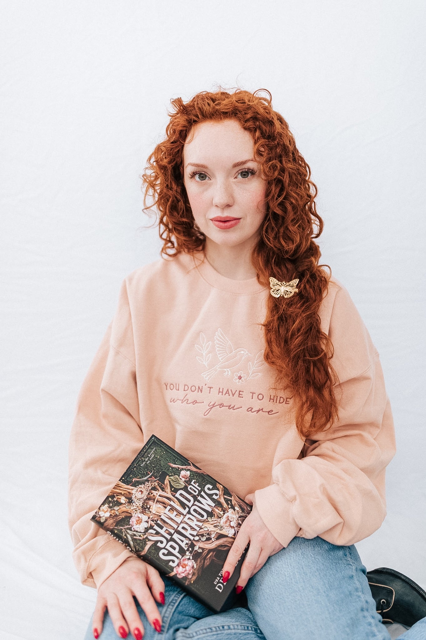 'You Don't Have To Hide Who You Are' Embroidered Design - Multiple Options (LICENSED Shield of Sparrows Collection)