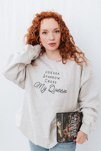 'My Queen' Embroidered Design - Multiple Options (LICENSED Shield of Sparrows Collection)
