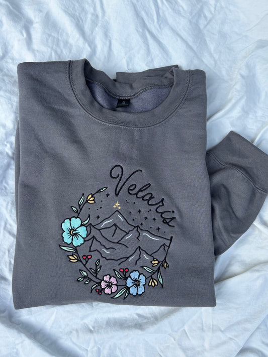 'Velaris' - Multiple Embroidered Options (Licensed ACOTAR Collection)
