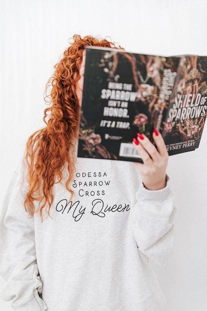 'My Queen' Embroidered Design - Multiple Options (LICENSED Shield of Sparrows Collection)
