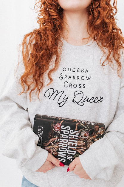 'My Queen' Embroidered Design - Multiple Options (LICENSED Shield of Sparrows Collection)