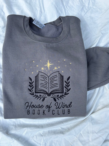'House of Wind Book Club' - Multiple Embroidered Options (Licensed ACOTAR Collection)