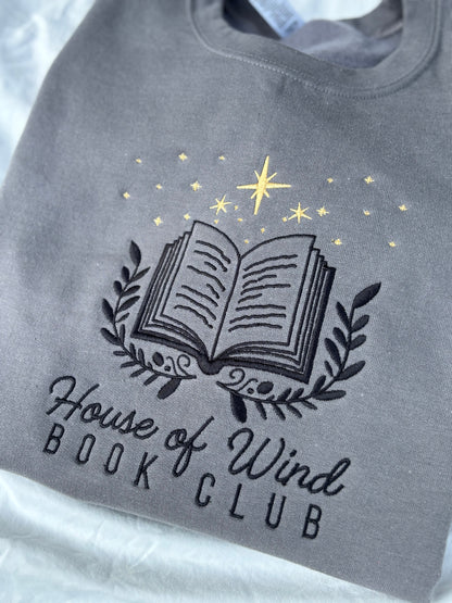 'House of Wind Book Club' - Multiple Embroidered Options (Licensed ACOTAR Collection)