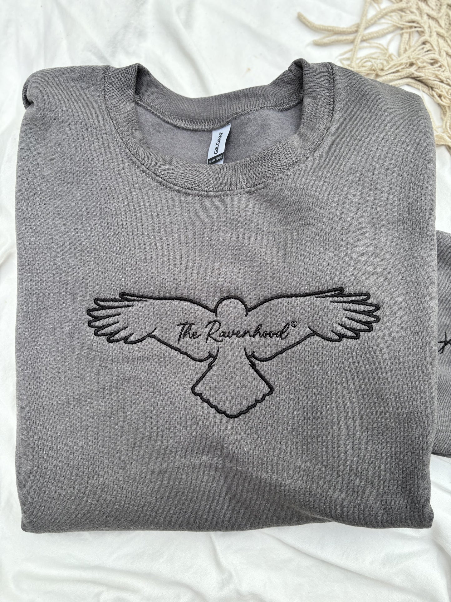 'The Ravenhood®' Embroidered Sweatshirt (Kate Stewart's LICENSED Ravenhood® Collection)