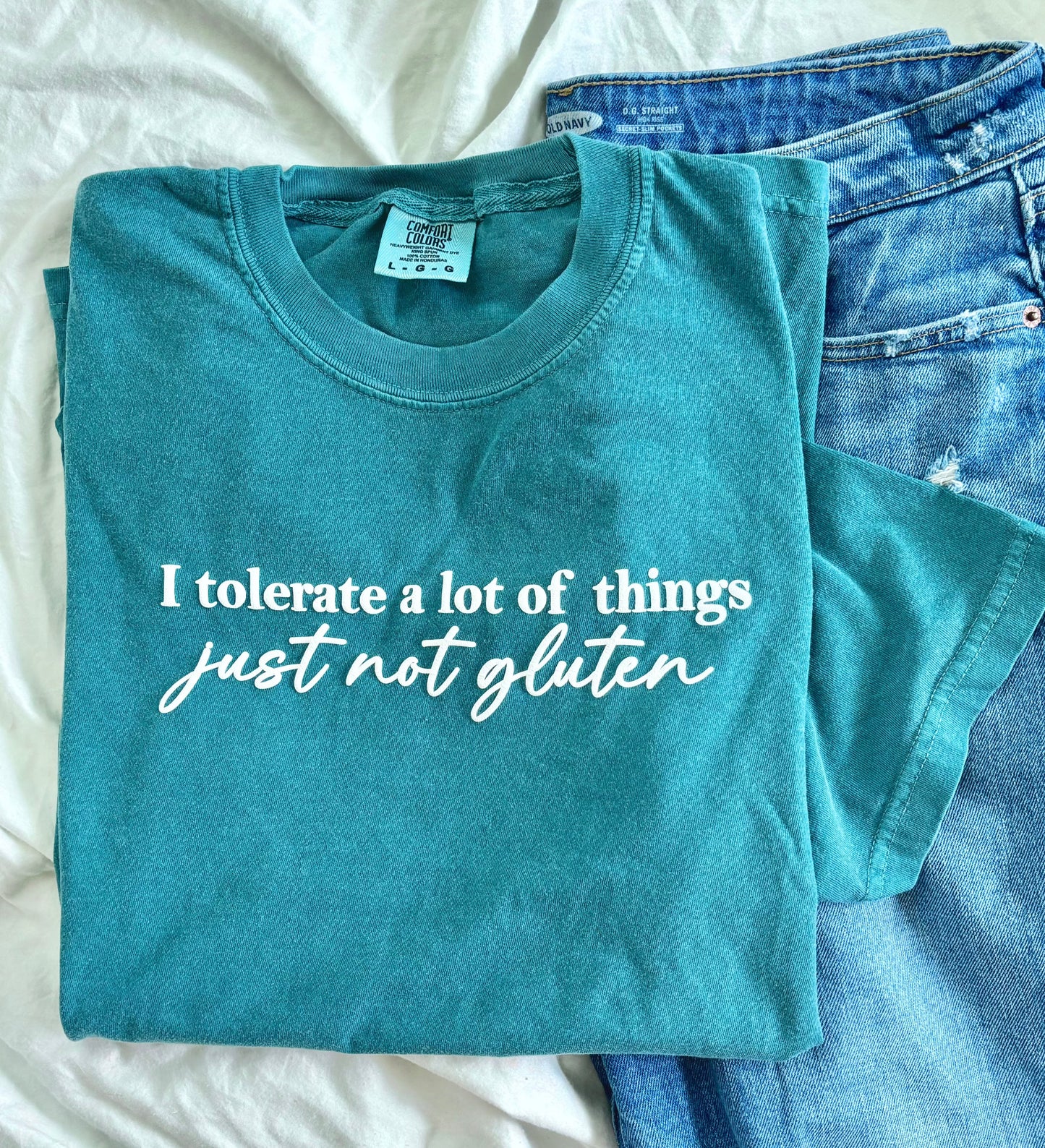 'Just Not Gluten' Tee (3D Puff Vinyl)