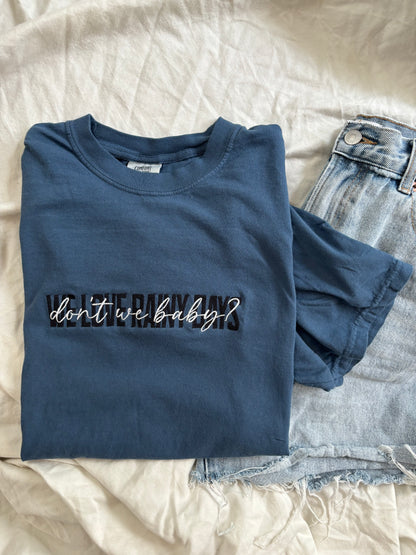 'We Love Rainy Days' Embroidered Design - Multiple Options (Kate Stewart's LICENSED Ravenhood® Collection)