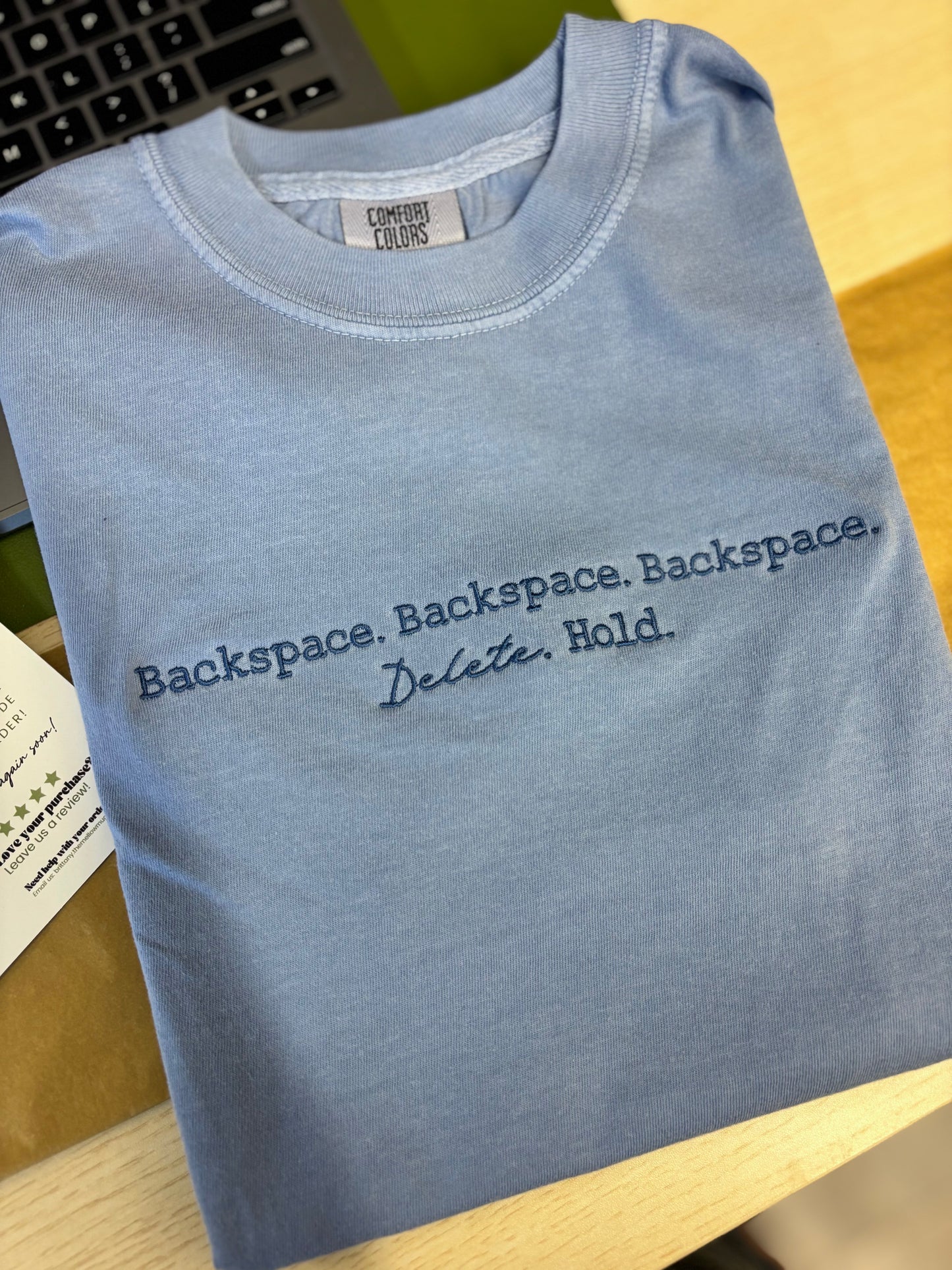 'Backspace.' Embroidered Design - Multiple Options (LICENSED Ravenhood® Legacy Collection)