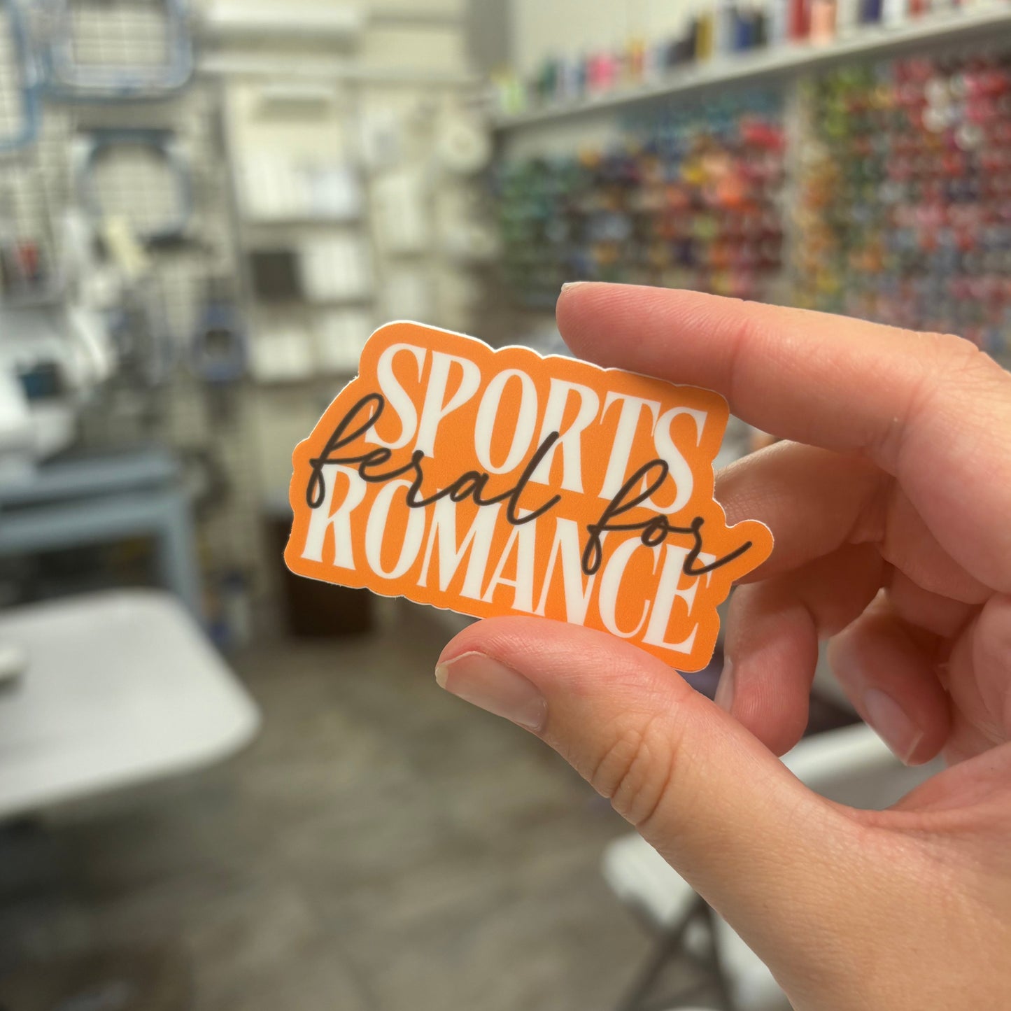 'Feral For...Sports Romance' Sticker