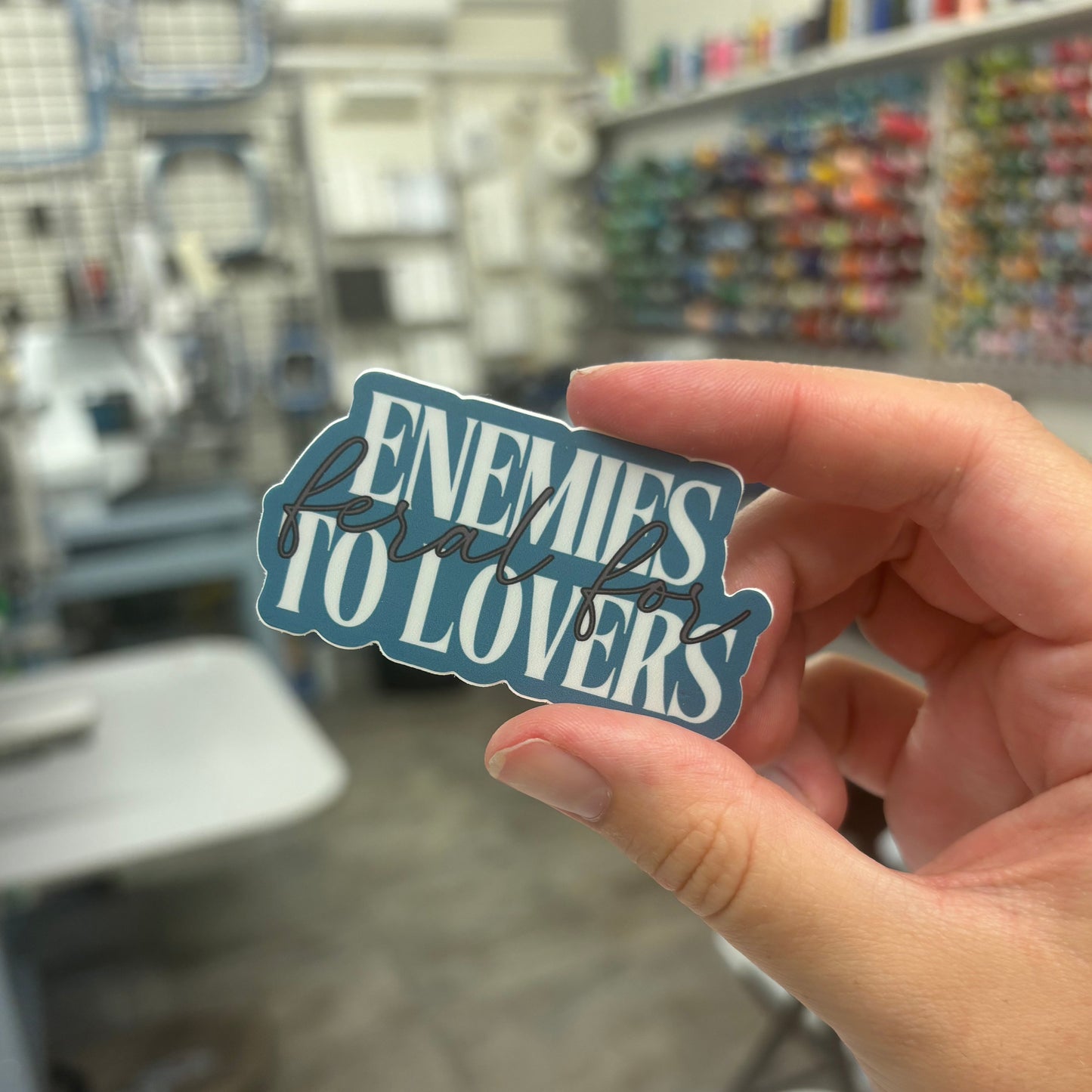 'Feral For...Enemies to Lovers' Sticker