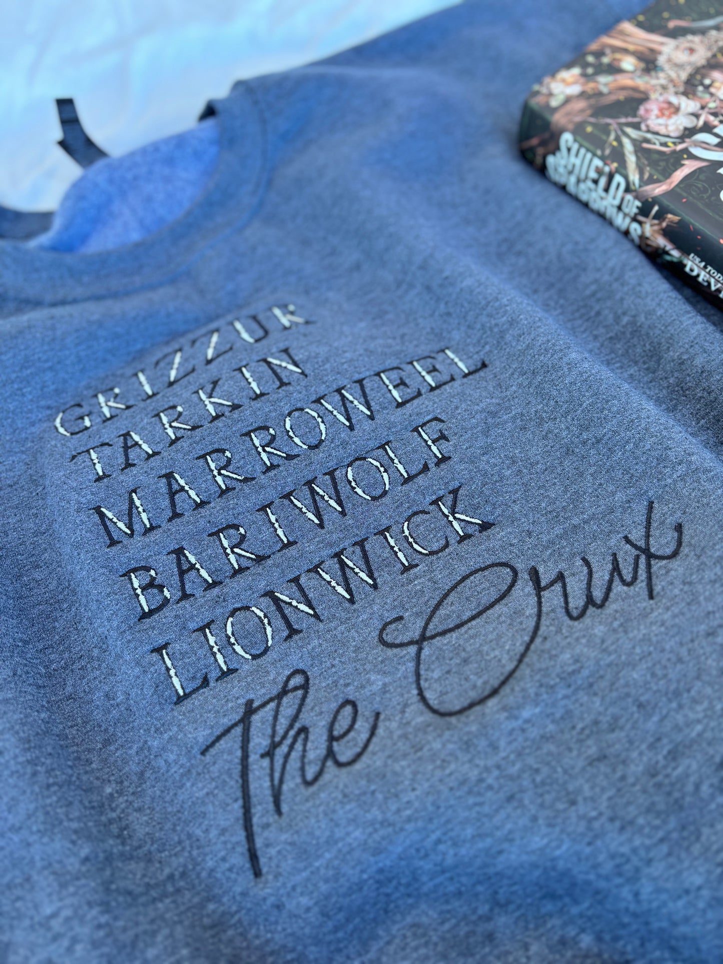 'The Crux' Embroidered Design - Multiple Options (LICENSED Shield of Sparrows Collection)