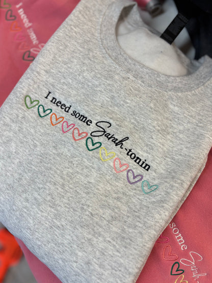 'Sarah-tonin' Embroidered Design - Multiple Options (Sarah Adams Collection)