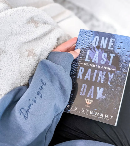 'We Love Rainy Days' Embroidered Design - Multiple Options (Kate Stewart's LICENSED Ravenhood® Collection)