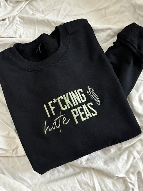 'Peas' Embroidered Sweatshirt (Kate Stewart's LICENSED Ravenhood® Collection)