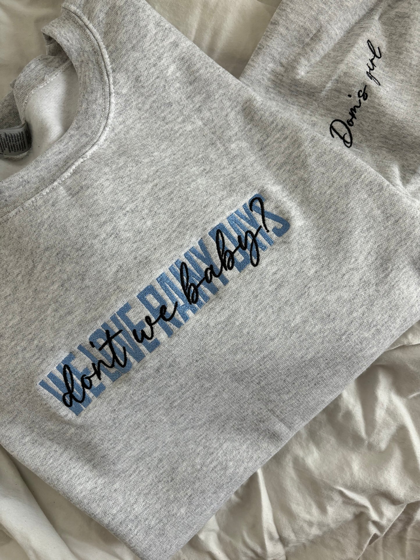 'We Love Rainy Days' Embroidered Design - Multiple Options (Kate Stewart's LICENSED Ravenhood® Collection)