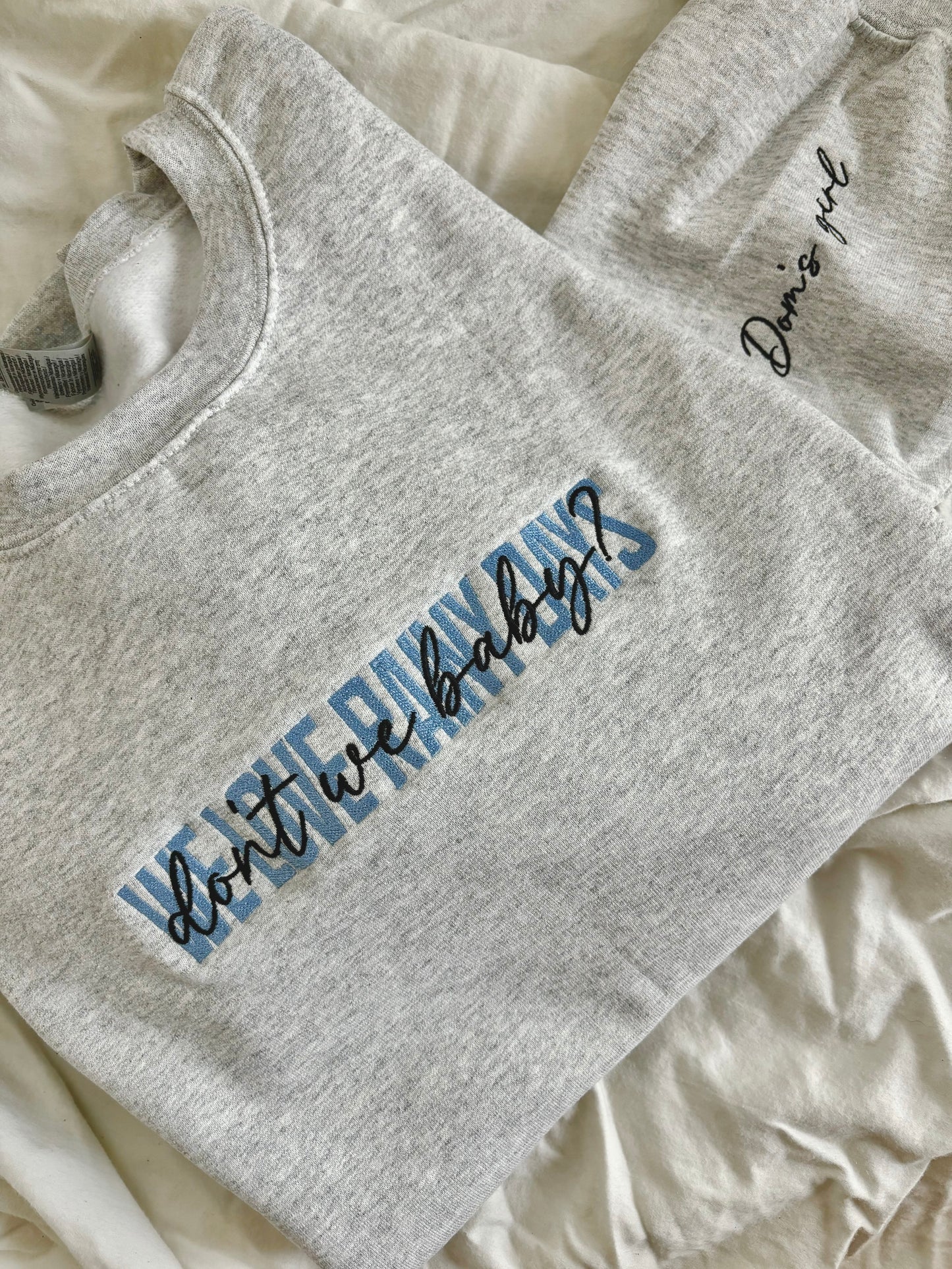 'We Love Rainy Days' Embroidered Sweatshirt (Kate Stewart's LICENSED Ravenhood® Collection)