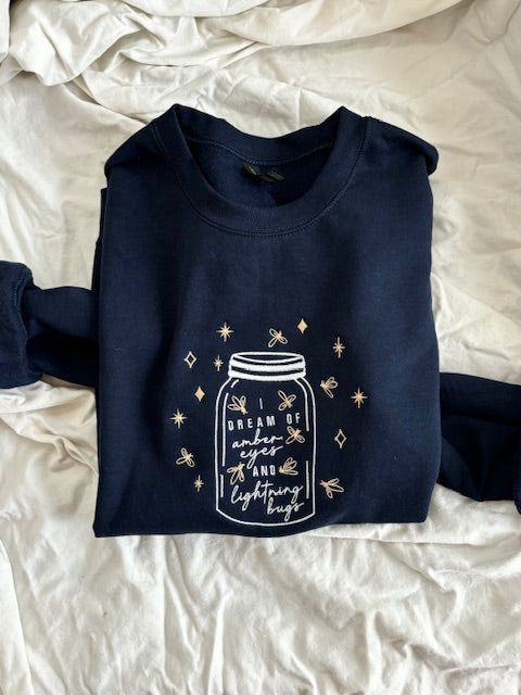 'Fireflies' Embroidered Sweatshirt (Kate Stewart's LICENSED Ravenhood® Collection)