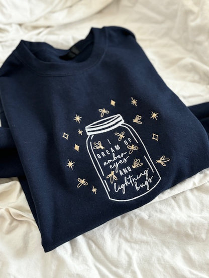 'Fireflies' Embroidered Sweatshirt (Kate Stewart's LICENSED Ravenhood® Collection)