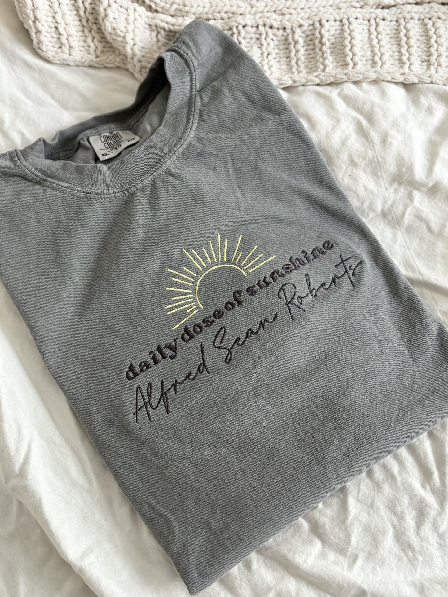 'Alfred Sean Roberts' Embroidered T-Shirt (Kate Stewart's LICENSED Ravenhood® Collection)