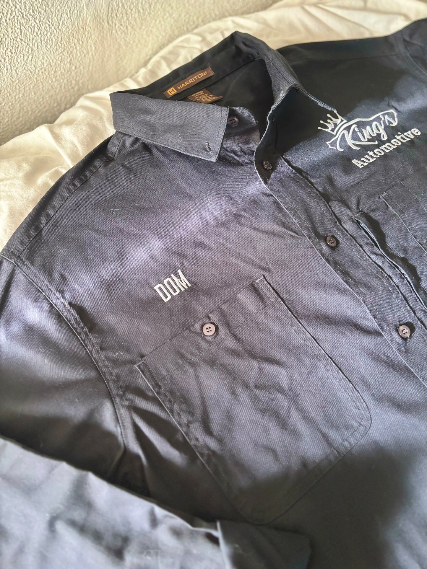 'King's Automotive' Embroidered Work Shirt (Kate Stewart's LICENSED Ravenhood® Collection)