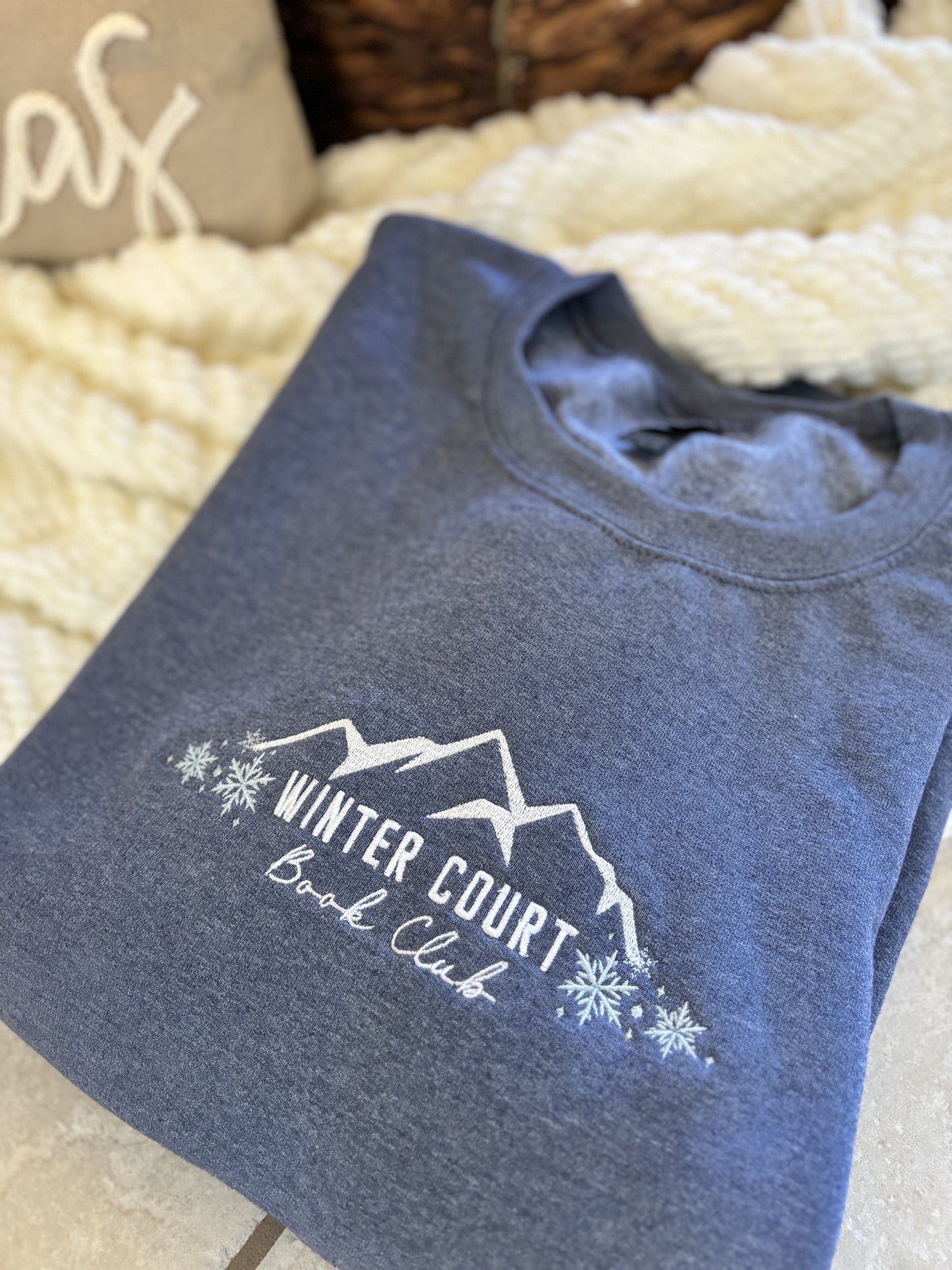 'Winter Court Book Club' Sweatshirt (Embroidered)