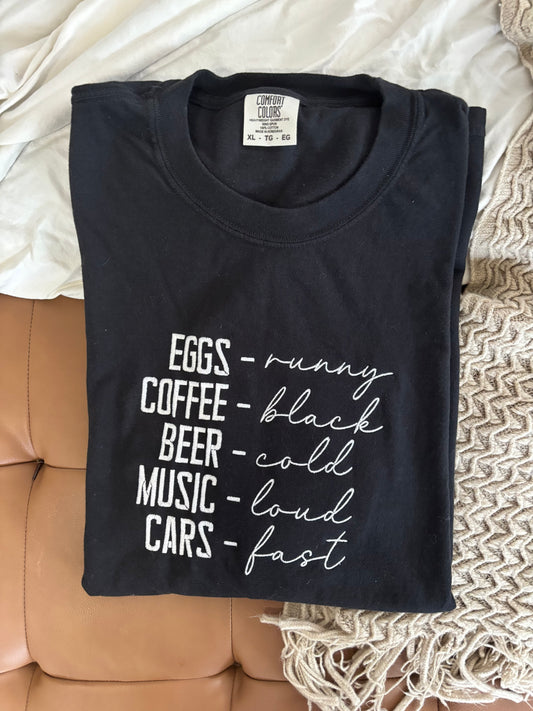 Eggs, Runny T-Shirt - Size X-Large (Extra)