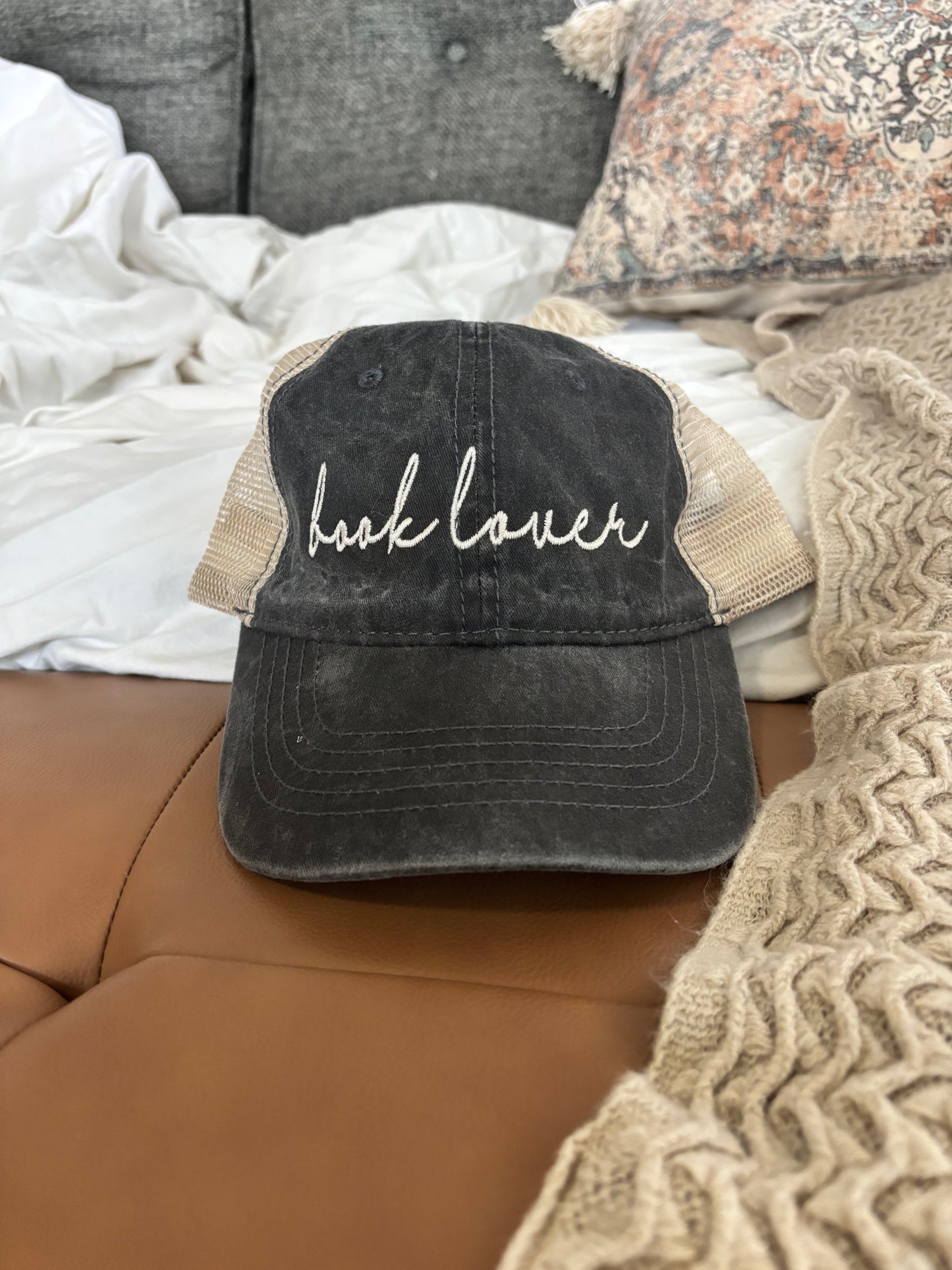 Book Lover Hat - Gray (Sample)