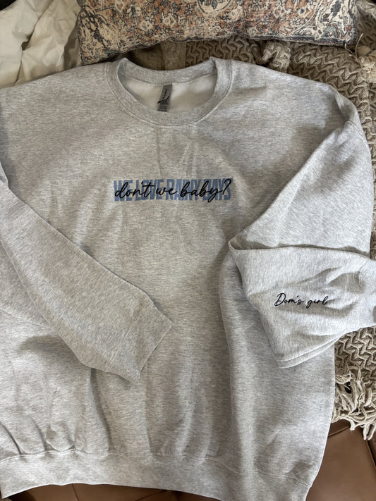 We Love Rainy Days Sweatshirt - Size 2XL (Imperfect)