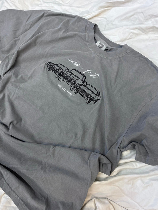 'Cars - Fast' Embroidered Design - Multiple Options (Kate Stewart's LICENSED Ravenhood® Collection)