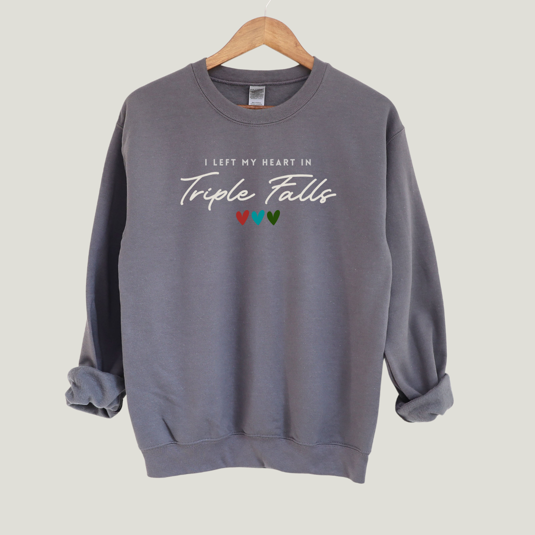 'I left my heart in Triple Falls' Embroidered Design - Multiple Options (Kate Stewart's LICENSED Ravenhood® Collection)