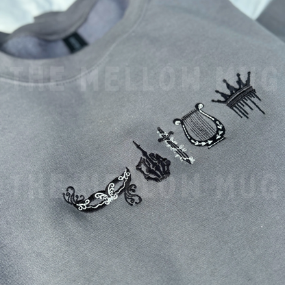 'Iconic Nesta' - Multiple Embroidered Options (Licensed ACOTAR Collection)