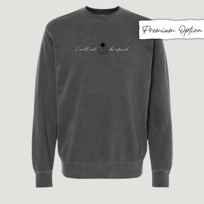 'I will not be afraid.' - Multiple Embroidered Options (Licensed Throne of Glass Collection)