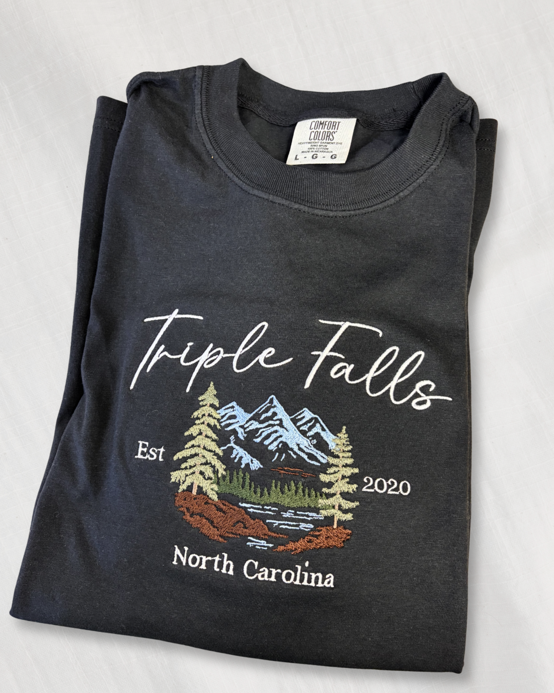 'Triple Falls' Embroidered Design - Multiple Options (Kate Stewart's LICENSED Ravenhood® Collection)