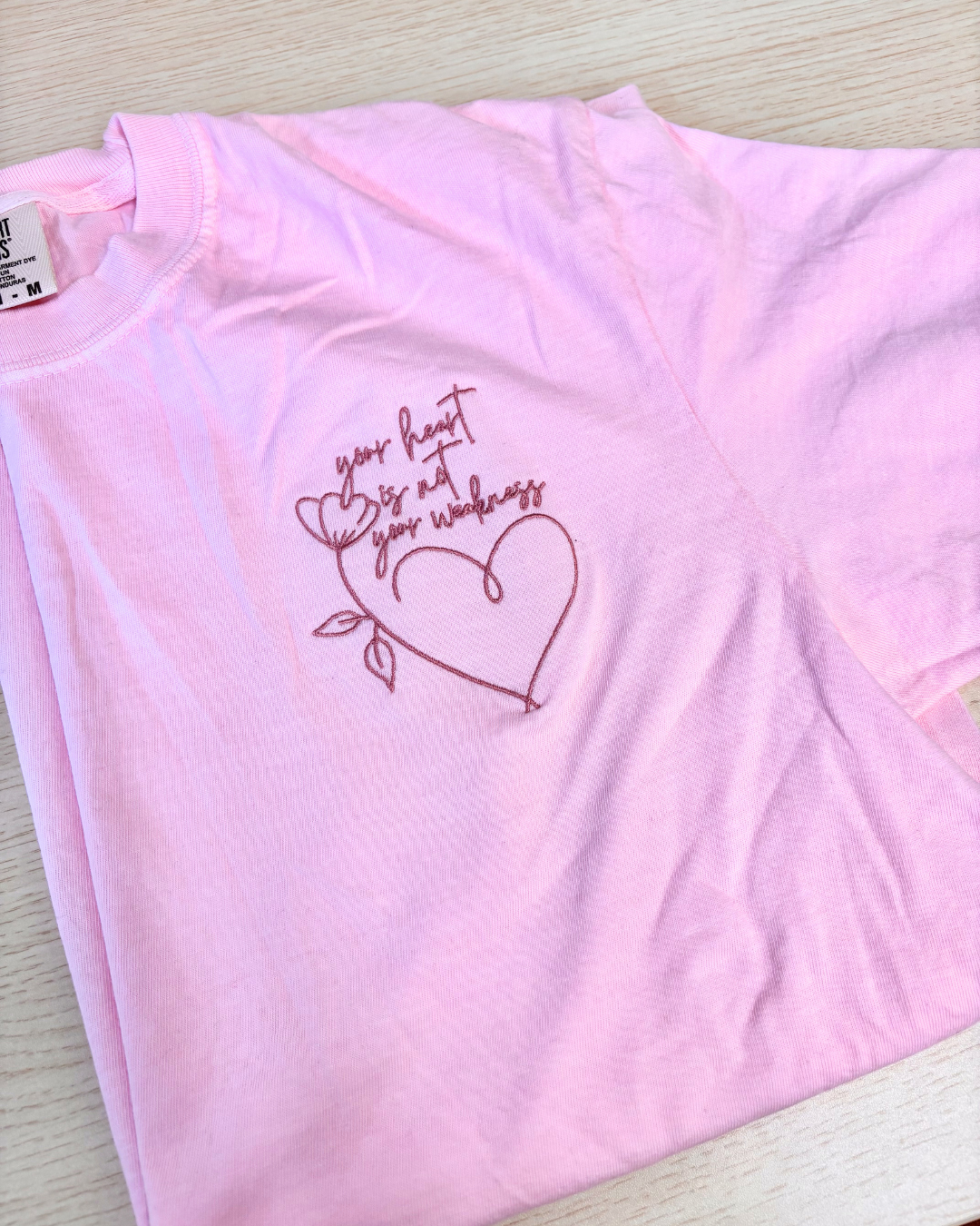 'Your heart is not your weakness' Embroidered Design - Multiple Options (Kate Stewart's LICENSED Ravenhood® Collection)