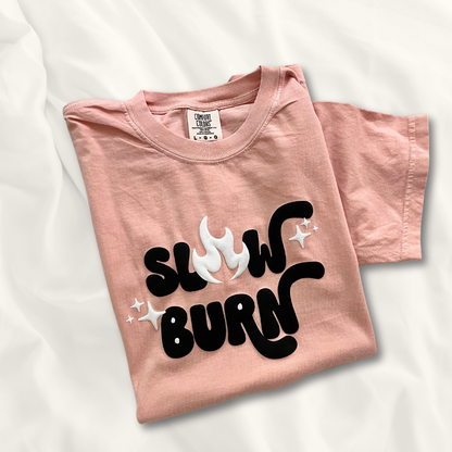 'Slow Burn' Tee (3D Puff Vinyl)