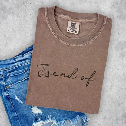 'End Of' Embroidered T-Shirt (Kate Stewart's LICENSED Ravenhood® Collection)