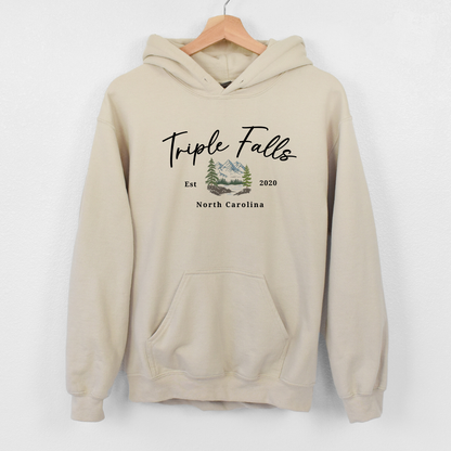 'Triple Falls' Embroidered Hoodie (Kate Stewart's LICENSED Ravenhood® Collection)