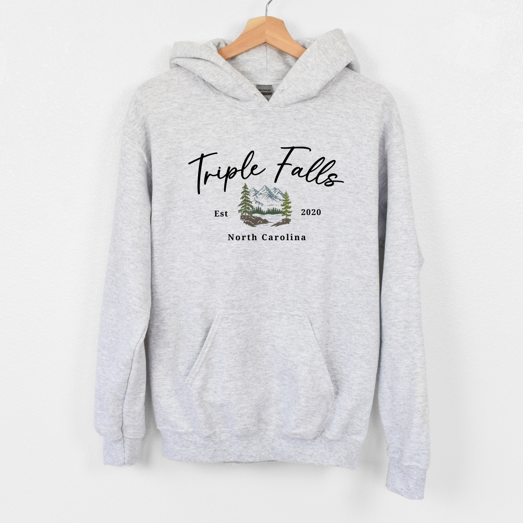 'Triple Falls' Embroidered Hoodie (Kate Stewart's LICENSED Ravenhood® Collection)