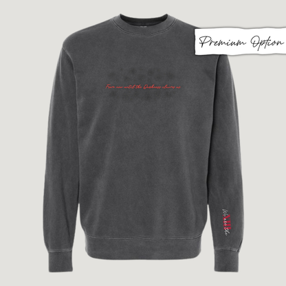 'Until the Darkness claims us.' - Multiple Embroidered Options (Licensed Throne of Glass Collection)