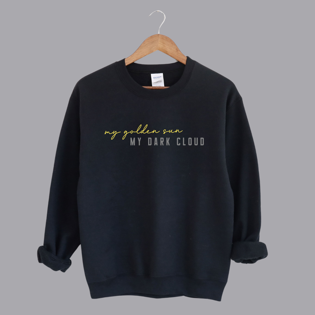 'My Golden Sun, My Dark Cloud' Embroidered Sweatshirt (Kate Stewart's LICENSED Ravenhood® Collection)