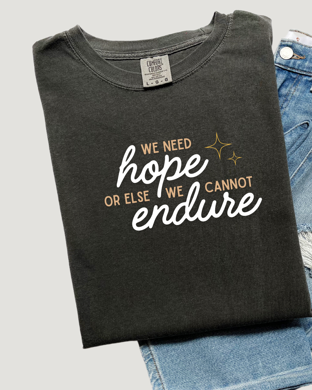 'Hope' - Embroidered T-Shirt (Licensed ACOTAR Collection)