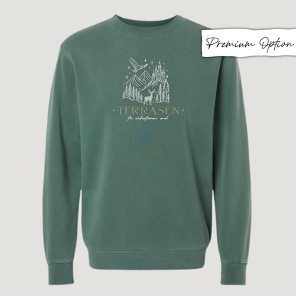 'Terrasen' - Multiple Embroidered Options (Licensed Throne of Glass Collection)