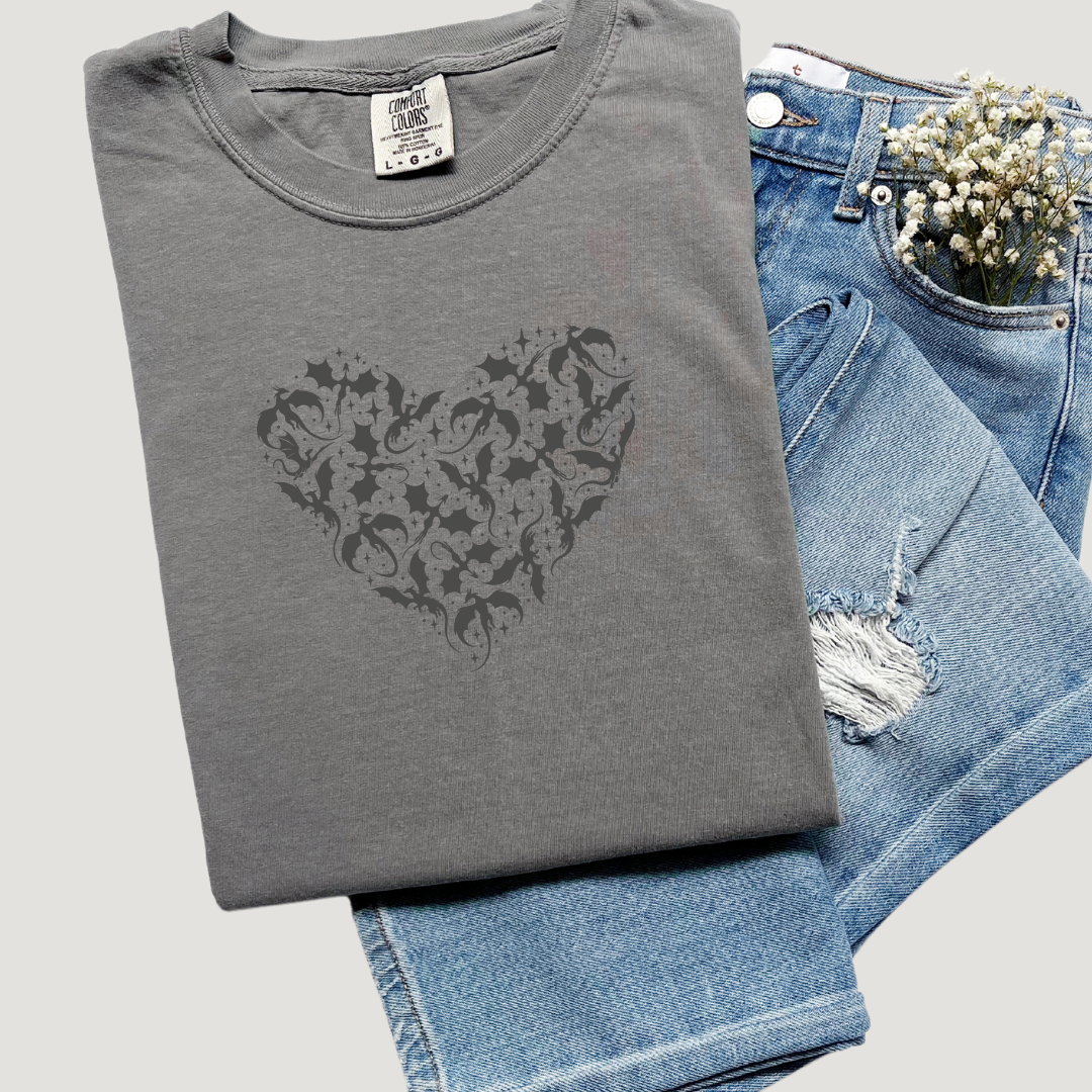 'Dragon Heart' T-Shirt (Embroidered)